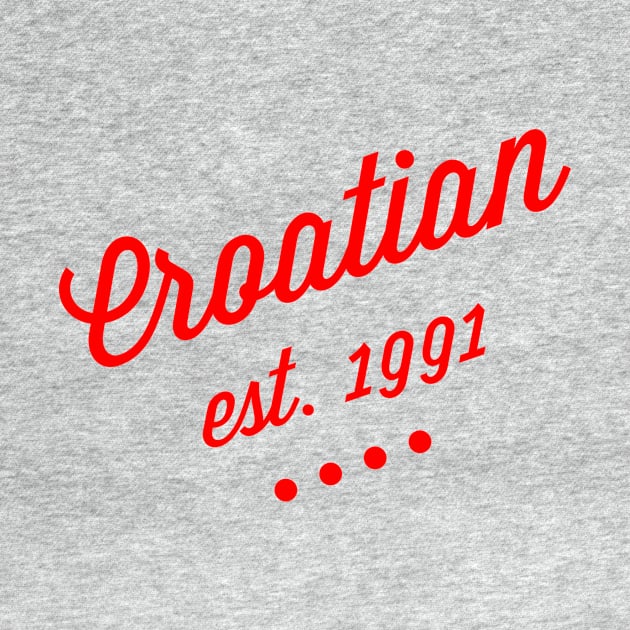 Croatian by MessageOnApparel